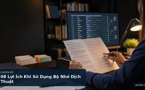 08 Lợi Ích Khi Sử Dụng Bộ Nhớ Dịch Thuật