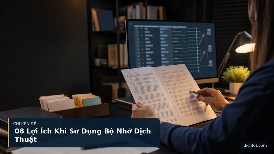 08 Lợi Ích Khi Sử Dụng Bộ Nhớ Dịch Thuật