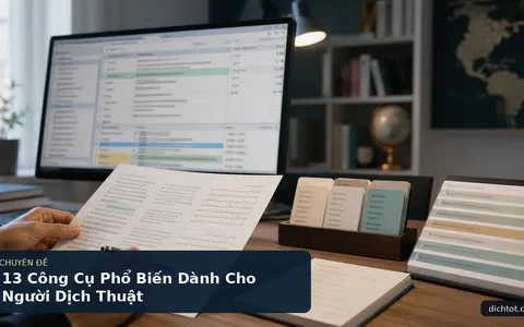 13 Công Cụ Phổ Biến Dành Cho Người Dịch Thuật