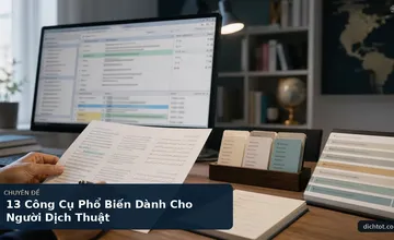 13 Công Cụ Phổ Biến Dành Cho Người Dịch Thuật