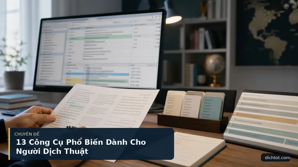 13 Công Cụ Phổ Biến Dành Cho Người Dịch Thuật