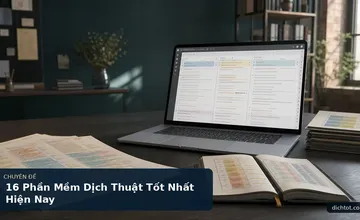 16 Phần Mềm Dịch Thuật Tốt Nhất Hiện Nay