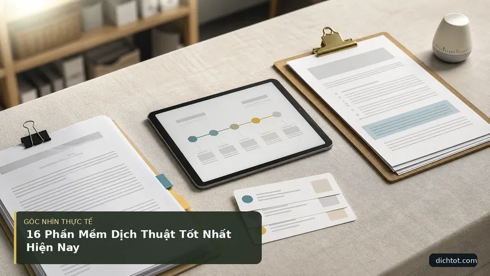 16 Phần Mềm Dịch Thuật Tốt Nhất Hiện Nay — hình minh họa dịch thuật