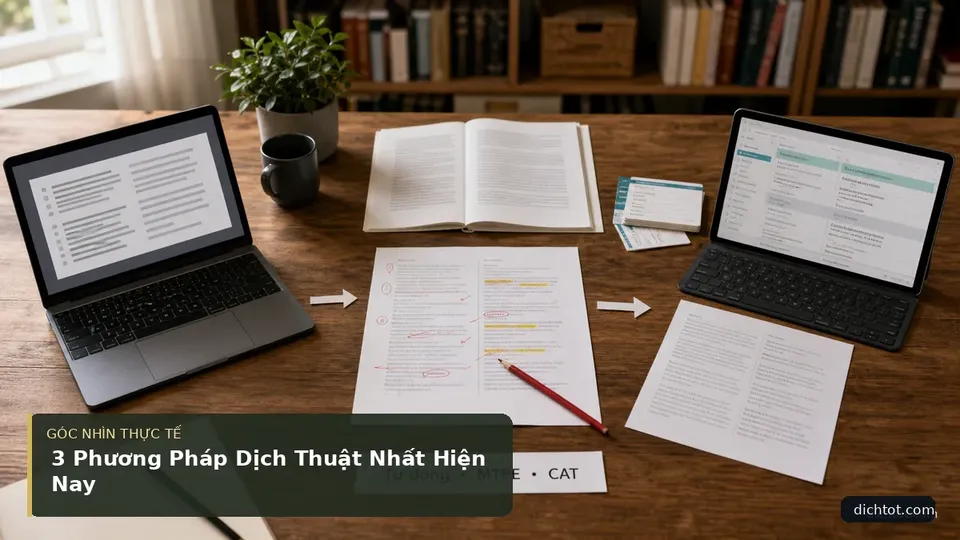 3 Phương Pháp Dịch Thuật Nhất Hiện Nay — hình minh họa dịch thuật