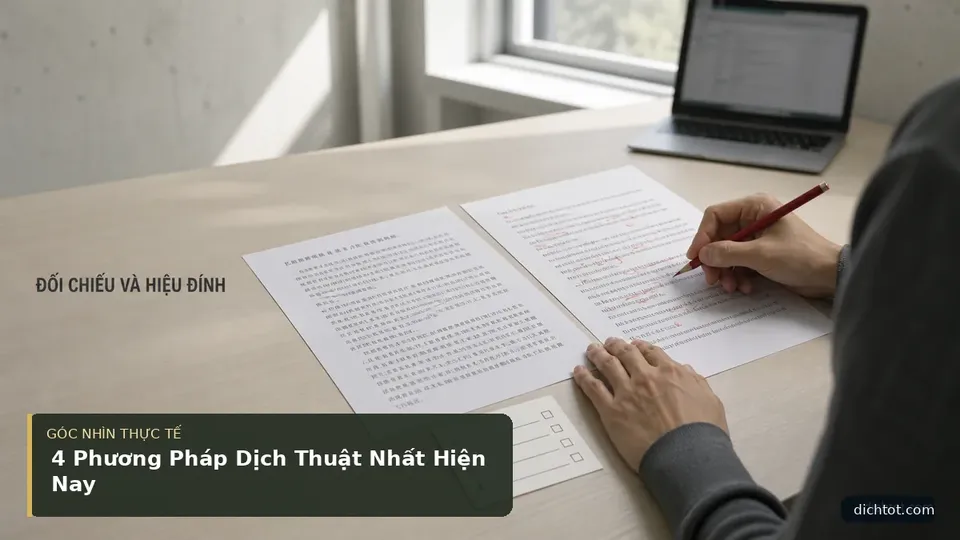 4 Phương Pháp Dịch Thuật Nhất Hiện Nay — hình minh họa dịch thuật
