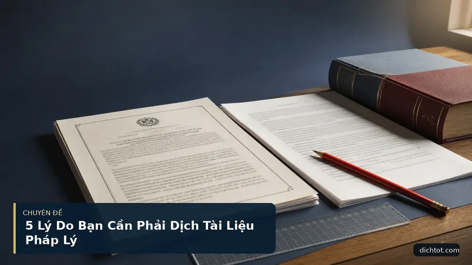 5 Lý Do Bạn Cần Phải Dịch Tài Liệu Pháp Lý