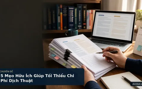 5 Mẹo Hữu Ích Giúp Tối Thiểu Chi Phí Dịch Thuật