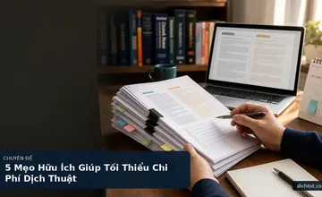 5 Mẹo Hữu Ích Giúp Tối Thiểu Chi Phí Dịch Thuật