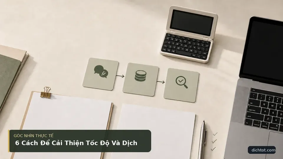 Chi tiết minh họa dịch thuật trong bài 6 Cách Để Cải Thiện Tốc Độ Và Dịch