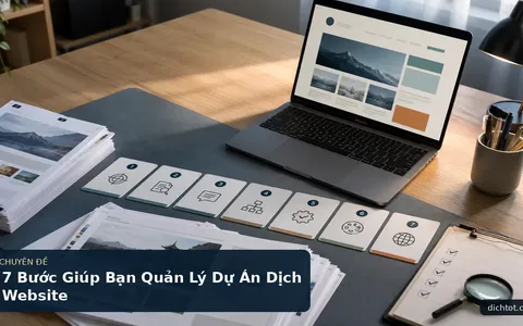 7 Bước Giúp Bạn Quản Lý Dự Án Dịch Website
