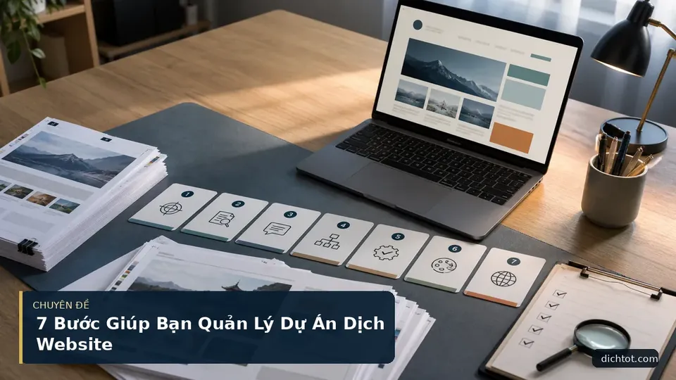 7 Bước Giúp Bạn Quản Lý Dự Án Dịch Website