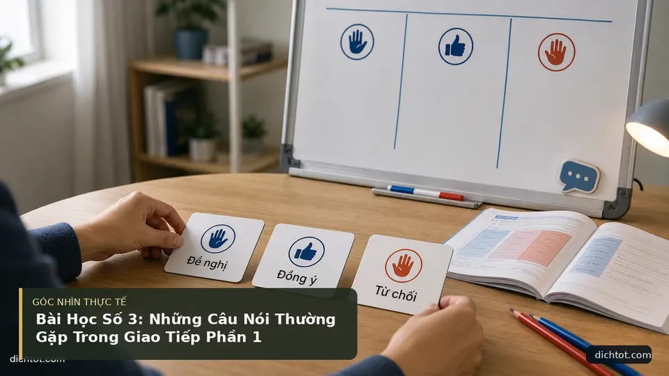 Chi tiết minh họa dịch thuật trong bài Bài Học Số 3: Những Câu Nói Thường Gặp Trong Giao Tiếp Phần 1