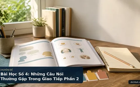 Bài Học Số 4: Những Câu Nói Thường Gặp Trong Giao Tiếp Phần 2