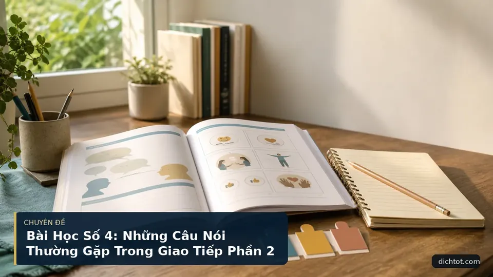 Bài Học Số 4: Những Câu Nói Thường Gặp Trong Giao Tiếp Phần 2