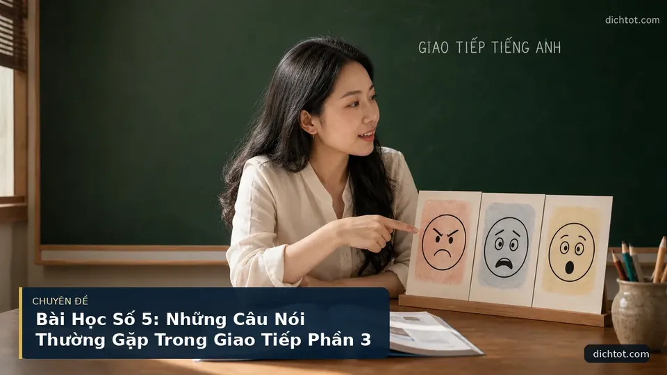 Bài Học Số 5: Những Câu Nói Thường Gặp Trong Giao Tiếp Phần 3