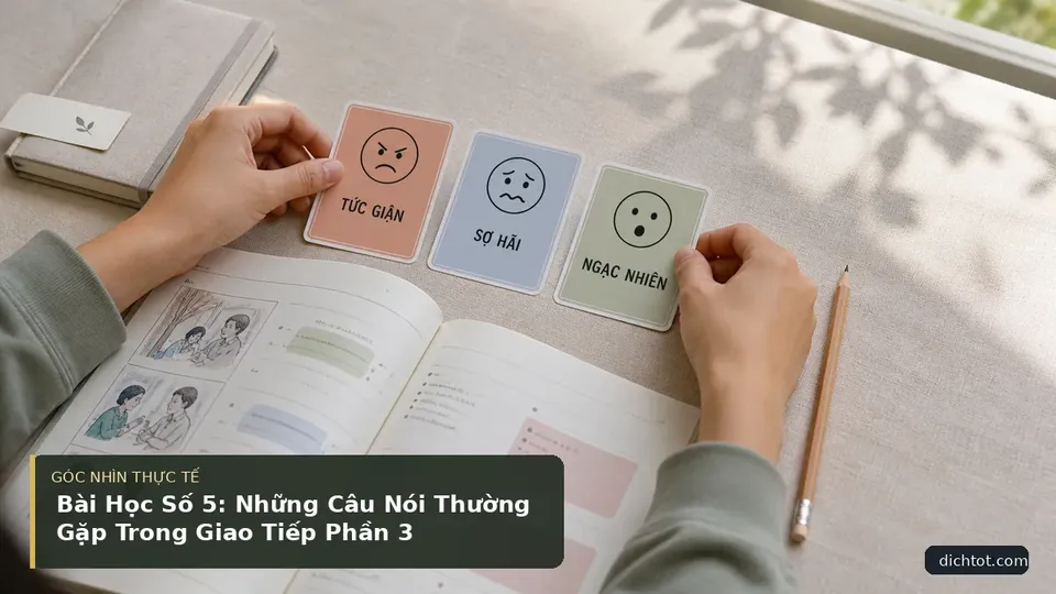 Chi tiết minh họa dịch thuật trong bài Bài Học Số 5: Những Câu Nói Thường Gặp Trong Giao Tiếp Phần 3