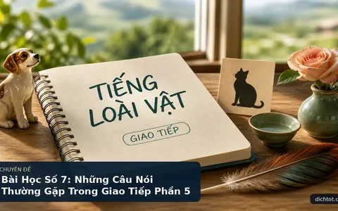 Bài Học Số 7: Những Câu Nói Thường Gặp Trong Giao Tiếp Phần 5
