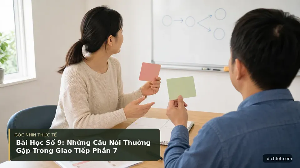 Chi tiết minh họa dịch thuật trong bài Bài Học Số 9: Những Câu Nói Thường Gặp Trong Giao Tiếp Phần 7