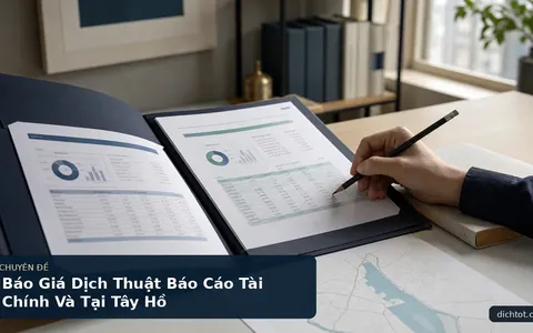Báo Giá Dịch Thuật Báo Cáo Tài Chính Và Tại Tây Hồ