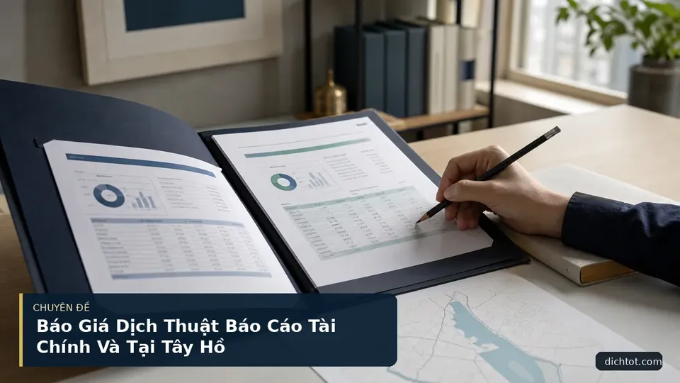 Báo Giá Dịch Thuật Báo Cáo Tài Chính Và Tại Tây Hồ