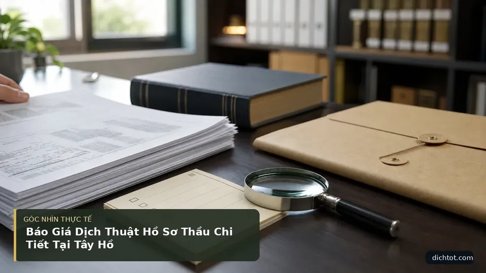 Chi tiết minh họa dịch thuật trong bài Báo Giá Dịch Thuật Hồ Sơ Thầu Chi Tiết Tại Tây Hồ
