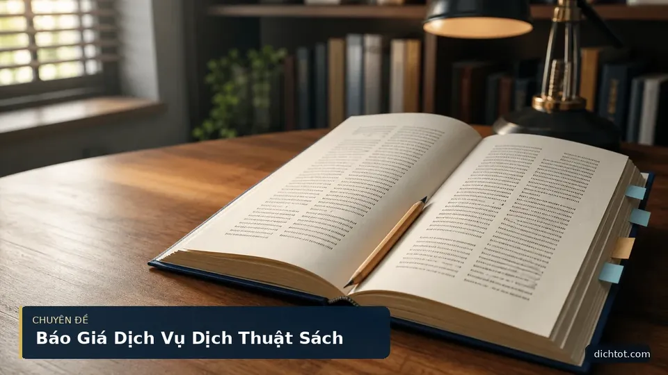 Báo Giá Dịch Vụ Dịch Thuật Sách