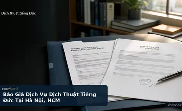 Báo Giá Dịch Vụ Dịch Thuật Tiếng Đức Tại Hà Nội, HCM