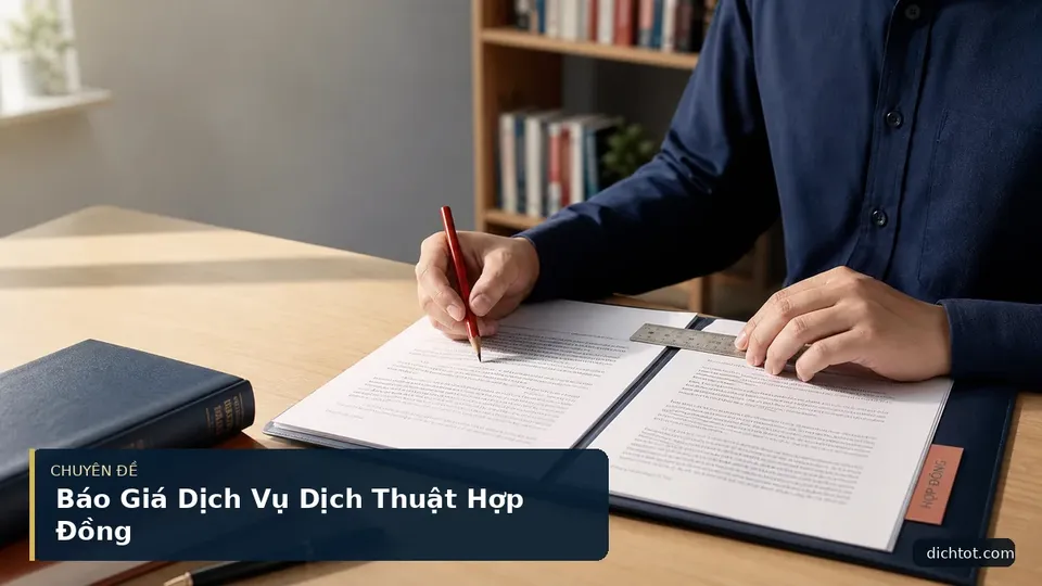 Báo Giá Dịch Vụ Dịch Thuật Hợp Đồng