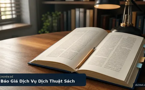 Báo Giá Dịch Vụ Dịch Thuật Sách
