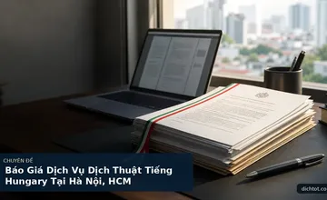 Báo Giá Dịch Vụ Dịch Thuật Tiếng Hungary Tại Hà Nội, HCM