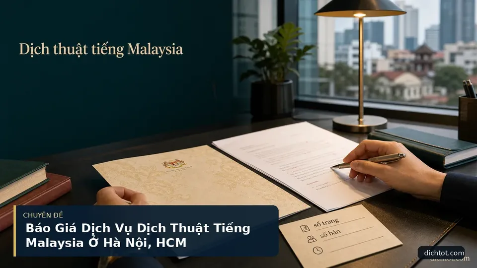 Báo Giá Dịch Vụ Dịch Thuật Tiếng Malaysia Ở Hà Nội, HCM