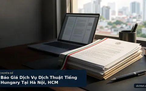 Báo Giá Dịch Vụ Dịch Thuật Tiếng Hungary Tại Hà Nội, HCM