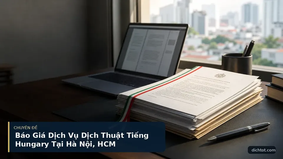 Báo Giá Dịch Vụ Dịch Thuật Tiếng Hungary Tại Hà Nội, HCM