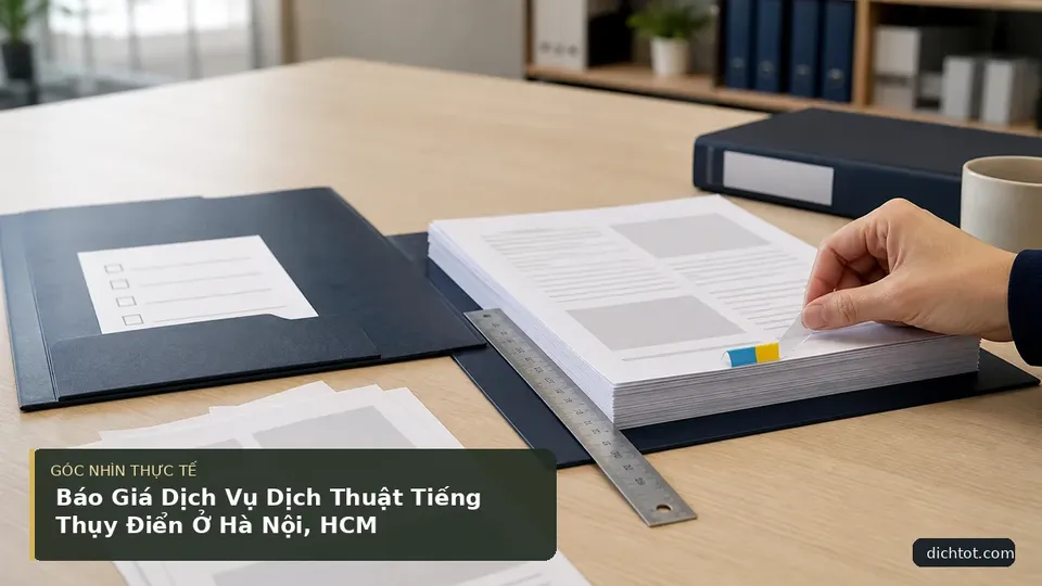 Báo Giá Dịch Vụ Dịch Thuật Tiếng Thụy Điển Ở Hà Nội, HCM — hình minh họa dịch thuật