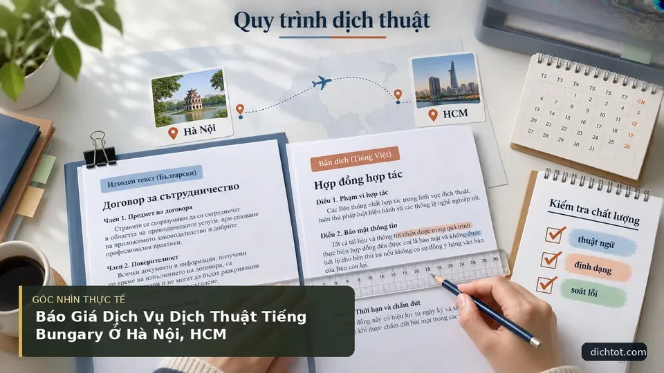 Báo Giá Dịch Vụ Dịch Thuật Tiếng Bungary Ở Hà Nội, HCM — hình minh họa dịch thuật