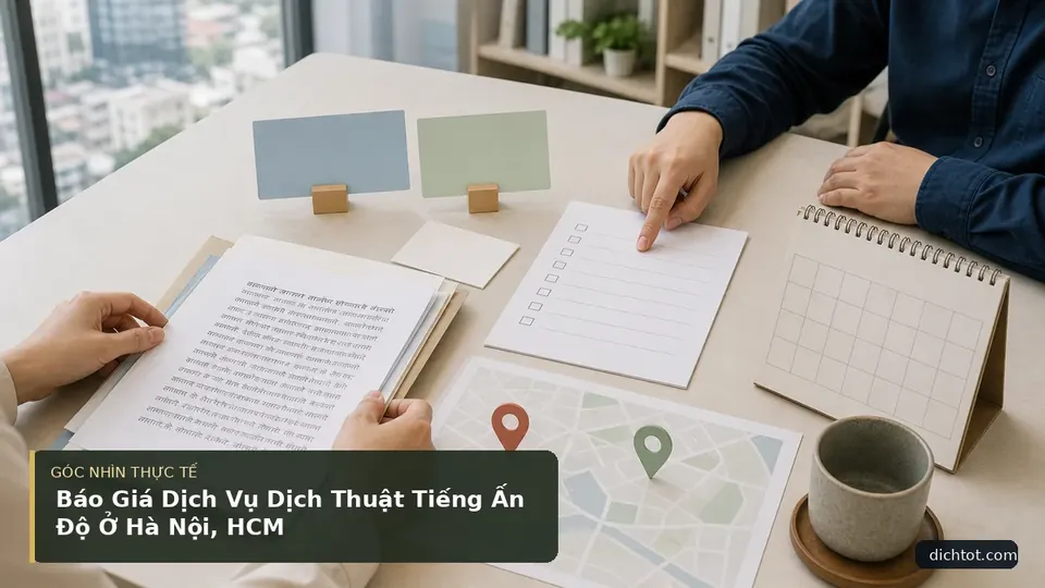 Báo Giá Dịch Vụ Dịch Thuật Tiếng Ấn Độ Ở Hà Nội, HCM — hình minh họa dịch thuật