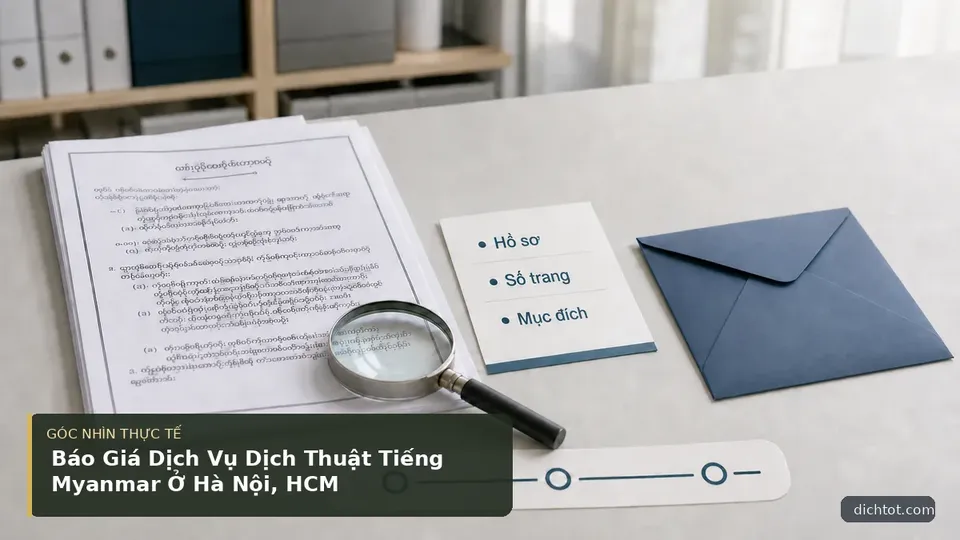Báo Giá Dịch Vụ Dịch Thuật Tiếng Myanmar Ở Hà Nội, HCM — hình minh họa dịch thuật