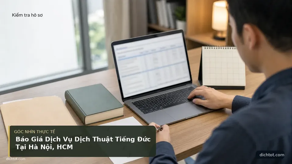 Báo Giá Dịch Vụ Dịch Thuật Tiếng Đức Tại Hà Nội, HCM — hình minh họa dịch thuật