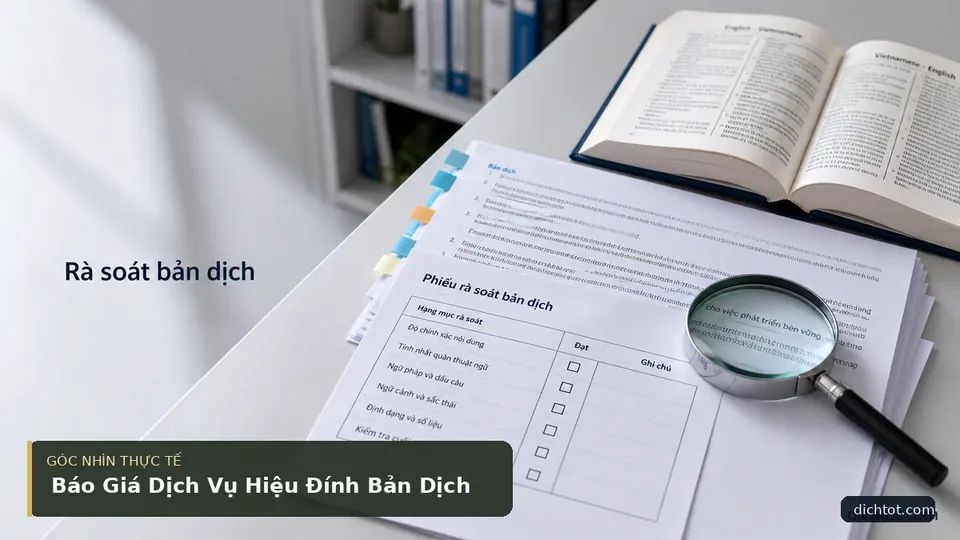 Chi tiết minh họa dịch thuật trong bài Báo Giá Dịch Vụ Hiệu Đính Bản Dịch