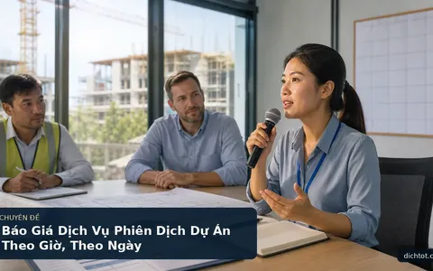 Báo Giá Dịch Vụ Phiên Dịch Dự Án Theo Giờ, Theo Ngày