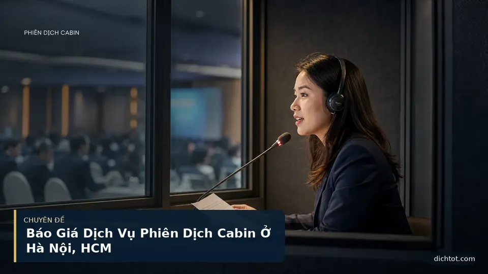 Báo Giá Dịch Vụ Phiên Dịch Cabin Ở Hà Nội, HCM