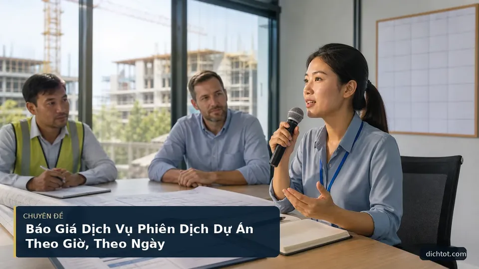 Báo Giá Dịch Vụ Phiên Dịch Dự Án Theo Giờ, Theo Ngày