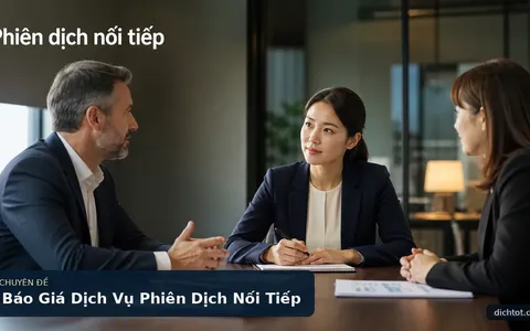 Báo Giá Dịch Vụ Phiên Dịch Nối Tiếp