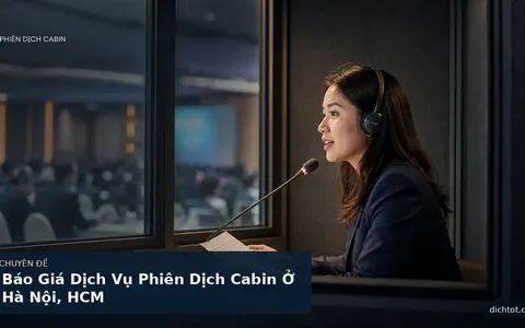 Báo Giá Dịch Vụ Phiên Dịch Cabin Ở Hà Nội, HCM