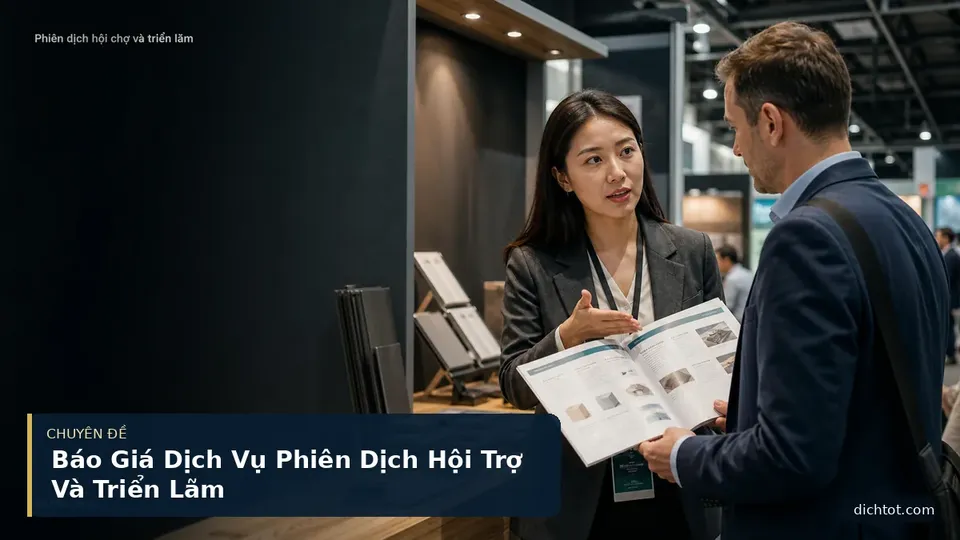 Báo Giá Dịch Vụ Phiên Dịch Hội Trợ Và Triển Lãm
