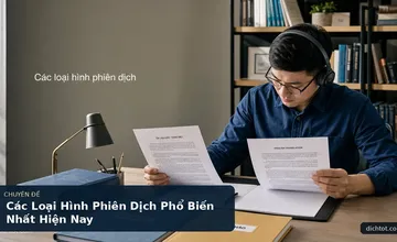 Các Loại Hình Phiên Dịch Phổ Biến Nhất Hiện Nay