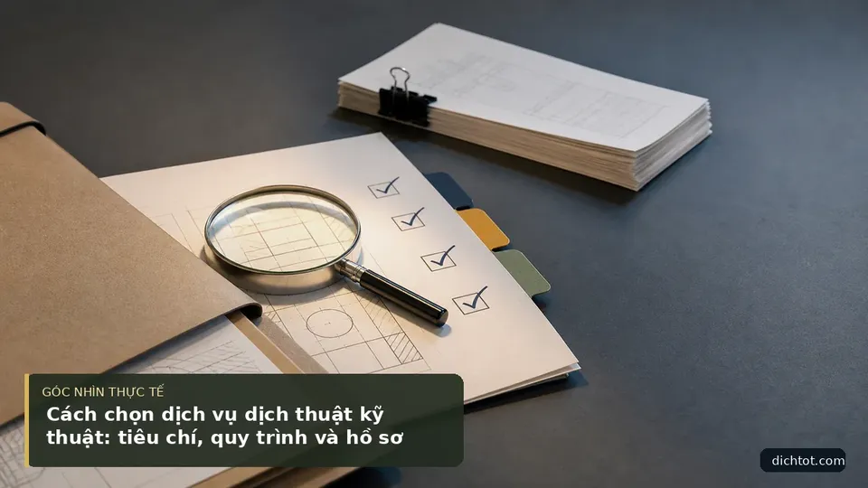Chi tiết minh họa dịch thuật trong bài Cách chọn dịch vụ dịch thuật kỹ thuật: tiêu chí, quy trình và hồ sơ