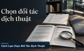 Cách Lựa Chọn Đối Tác Dịch Thuật