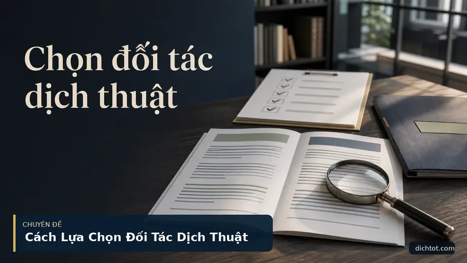 Cách Lựa Chọn Đối Tác Dịch Thuật