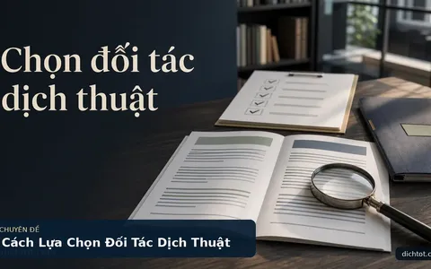 Cách Lựa Chọn Đối Tác Dịch Thuật